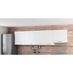 Minar 275 Cm Mutfak Dolabı Beyaz 275-B7-Üst Modül