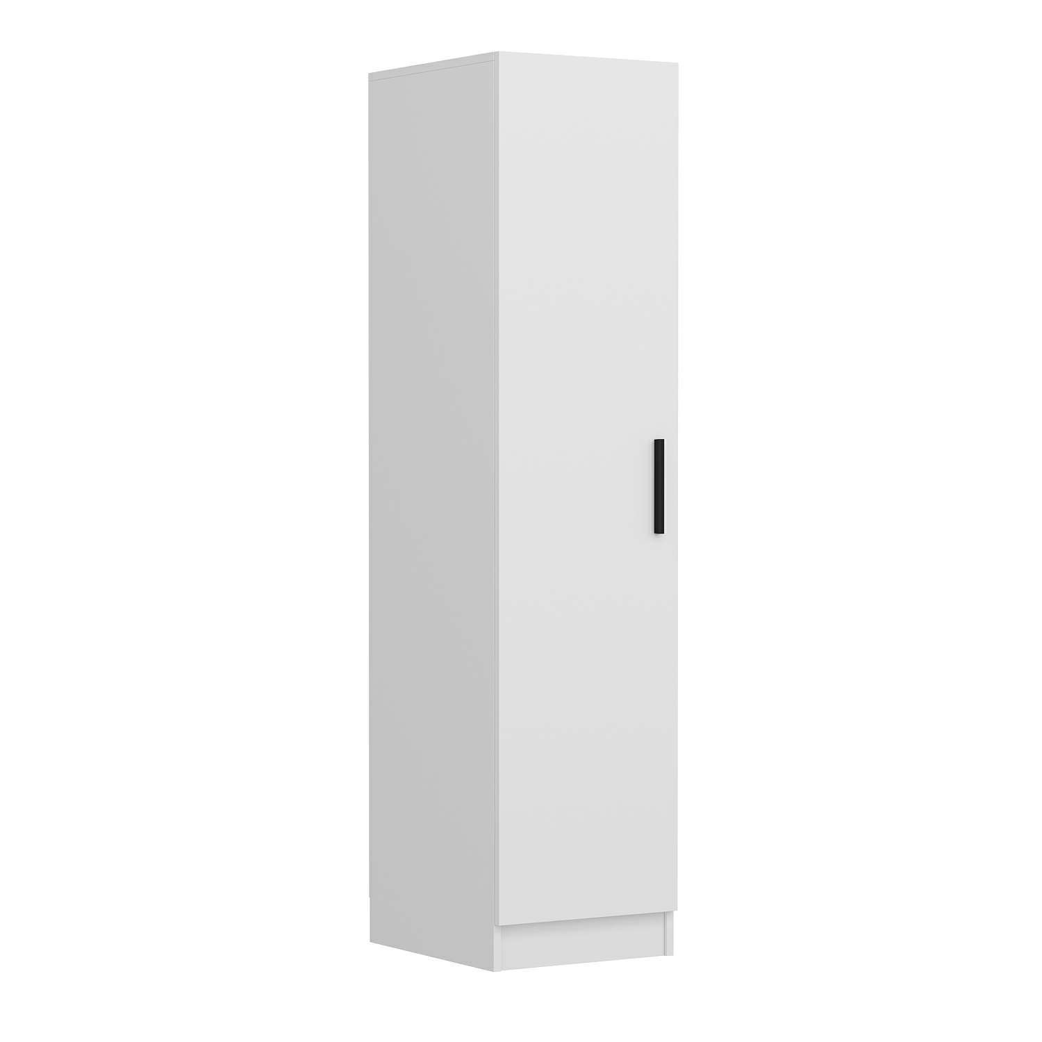 Minar Kale 1 Kapaklı Raflı Dolap Beyaz - Beyaz