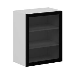 Alvinka Mutfak Modül Üst 1Dk2R 60-H72Cm Dolap Beyaz Alm Cam