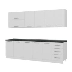 Minar 275 Cm Mutfak Dolabı Beyaz 275-B2