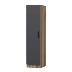 Minar Kale 1 Kapaklı Raflı Dolap Dore - Antrasit