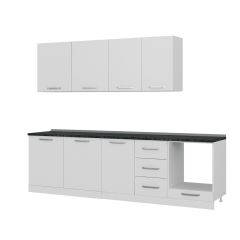 Minar 275 Cm Mutfak Dolabı Beyaz 275-B6