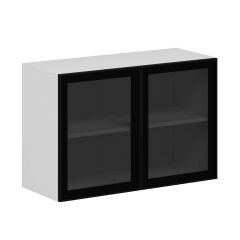 Alvinka Mutfak Modül Üst 2Dk1R 90-H60Cm Dolap Beyaz Alm Cam