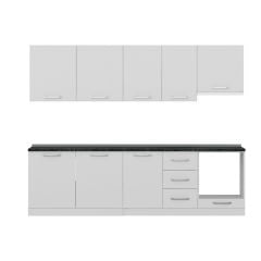 Minar 275 Cm Mutfak Dolabı Beyaz 275-B8