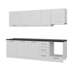 Minar 275 Cm Mutfak Dolabı Beyaz 275-B8