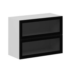 Alvinka Mutfak Modül Üst 2Yk1R 80-H60Cm Dolap Beyaz Alm Cam