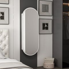 Dose Duvara Monte Makyaj Aynası - Beyaz