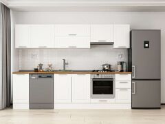 Alvinka 280X210 Cm Klasik Mebran Mutfak Dolabı M-E80S40S40-1