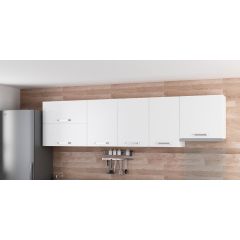 Minar 285 Cm Mutfak Dolabı Beyaz 285-B4-Üst Modül