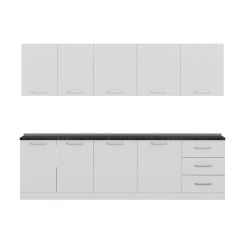 Minar 280 Cm Mutfak Dolabı Beyaz 280-B2