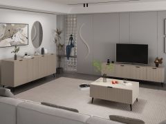 Minar Kale Plus Set2 Tv + Orta Sehpa + Aynalı Konsol