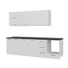 Minar 280 Cm Mutfak Dolabı Beyaz 280-B6