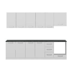 Minar 280 Cm Mutfak Dolabı Beyaz 280-B11