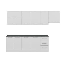 Minar 285 Cm Mutfak Dolabı Beyaz 285-B4