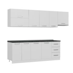 Minar 285 Cm Mutfak Dolabı Beyaz 285-B4