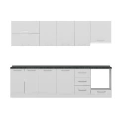 Minar 285 Cm Mutfak Dolabı Beyaz 285-B5