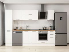 Alvinka 280X210 Cm Klasik Mebran Mutfak Dolabı Mb-E80B40S40-2