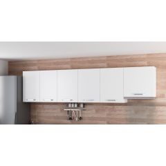 Minar 300 Cm Mutfak Dolabı Beyaz 300-B5-Üst Modül