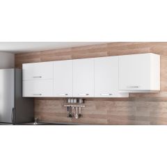 Minar 300 Cm Mutfak Dolabı Beyaz 300-B8-Üst Modül