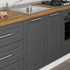 Minar 200 Cm Mbr C+Alm. Cam Mutfak Dolabı Byz Ant 200-Mcacba1