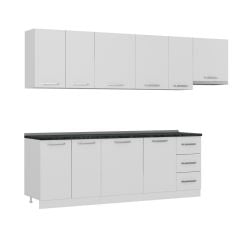 Minar 290 Cm Mutfak Dolabı Beyaz 290-B4