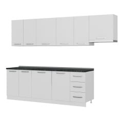 Minar 290 Cm Mutfak Dolabı Beyaz 290-B4