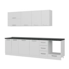 Minar 290 Cm Mutfak Dolabı Beyaz 290-B6