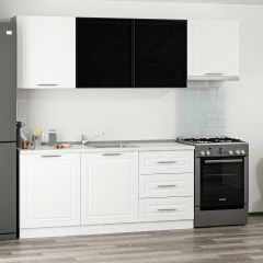 Minar 240 Cm Mbr C + Alm. Füme Cam Mutfak Dolabı Byz 240-Mcacb2