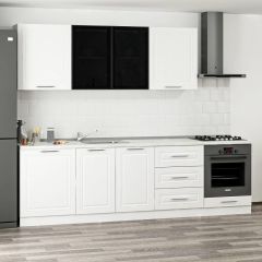 Minar 270 Cm Mbr C + Alm. Füme Cam Mutfak Dolabı Byz 270-Mcacb3