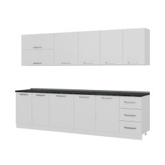 Minar 295 Cm Mutfak Dolabı Beyaz 295-B1