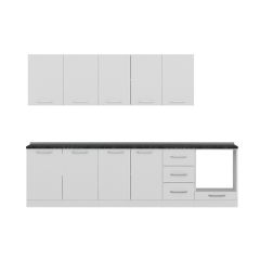 Minar 295 Cm Mutfak Dolabı Beyaz 295-B3