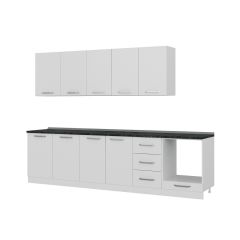 Minar 295 Cm Mutfak Dolabı Beyaz 295-B3