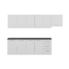 Minar 295 Cm Mutfak Dolabı Beyaz 295-B4