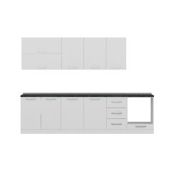 Minar 295 Cm Mutfak Dolabı Beyaz 295-B6