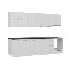 Minar 295 Cm Mutfak Dolabı Beyaz 295-B8