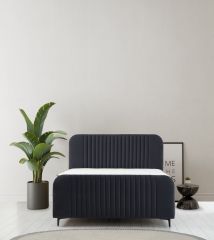 Line Baza Başlık Yatak Seti Siyah Ayak - Anka19