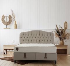 İlkbahar Baza Başlık Yatak Seti Siyah Ayak - ASYA02