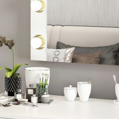 Armin Işıklı Makyaj Aynası - Beyaz