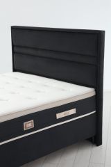 Star Baza Başlık Yatak Seti Siyah Ayak - Anka19