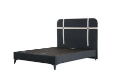 Elina Baza Başlık Yatak Antrasit Ayak - Pixel650