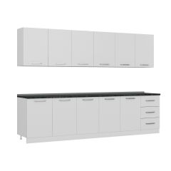 Minar 300 Cm Mutfak Dolabı Beyaz 300-B2