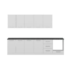 Minar 300 Cm Mutfak Dolabı Beyaz 300-B4