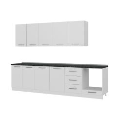 Minar 300 Cm Mutfak Dolabı Beyaz 300-B4