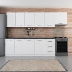 Minar 300 Cm Mutfak Dolabı Beyaz 300-B5