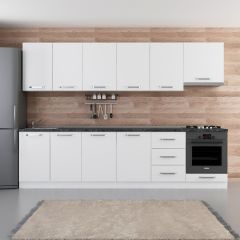 Minar 300 Cm Mutfak Dolabı Beyaz 300-B6