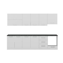 Minar 300 Cm Mutfak Dolabı Beyaz 300-B9