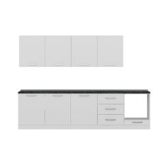 Minar 300 Cm Mutfak Dolabı Beyaz 300-B10