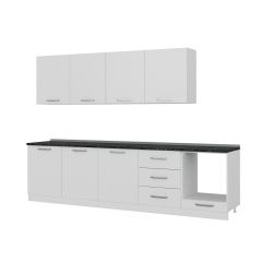 Minar 300 Cm Mutfak Dolabı Beyaz 300-B10