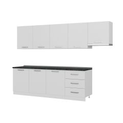 Minar 300 Cm Mutfak Dolabı Beyaz 300-B11