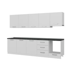 Minar 300 Cm Mutfak Dolabı Beyaz 300-B12